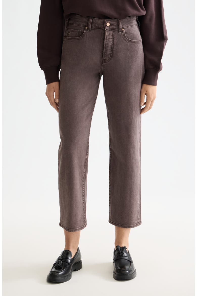The Sky Straight Leg Jeans, Main, color, CHOCOLATE PLUM