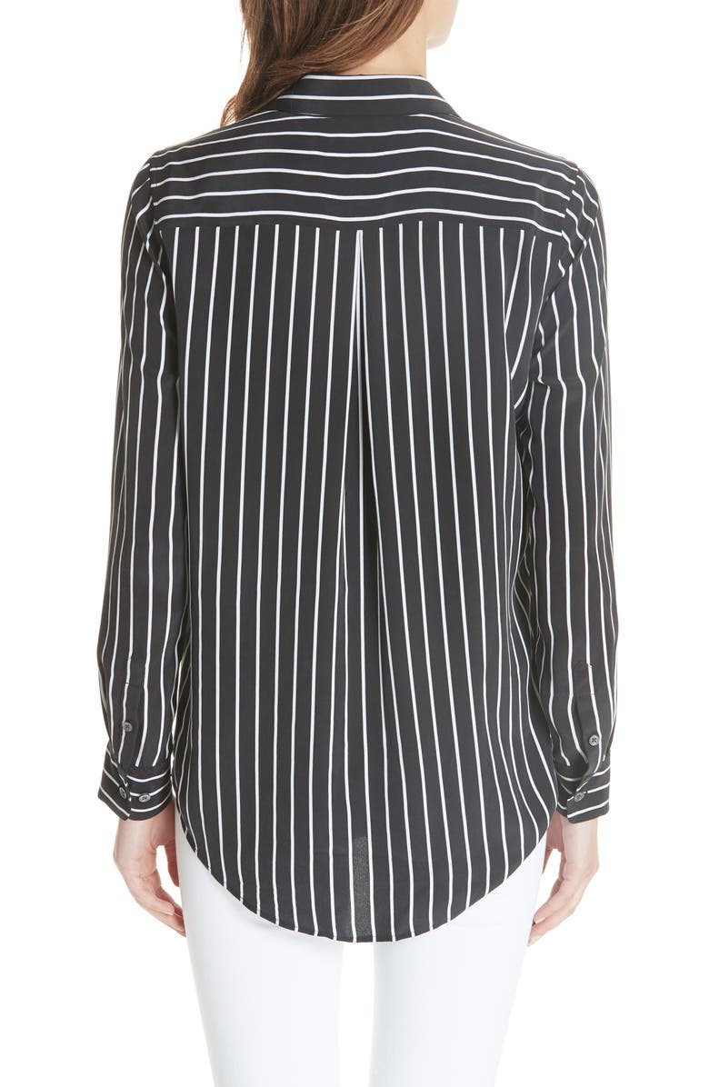 Equipment Essential Stripe Shirt, Alternate, color, 