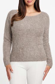 Marciano Agnes Fuzzy Alpaca Blend Sweater