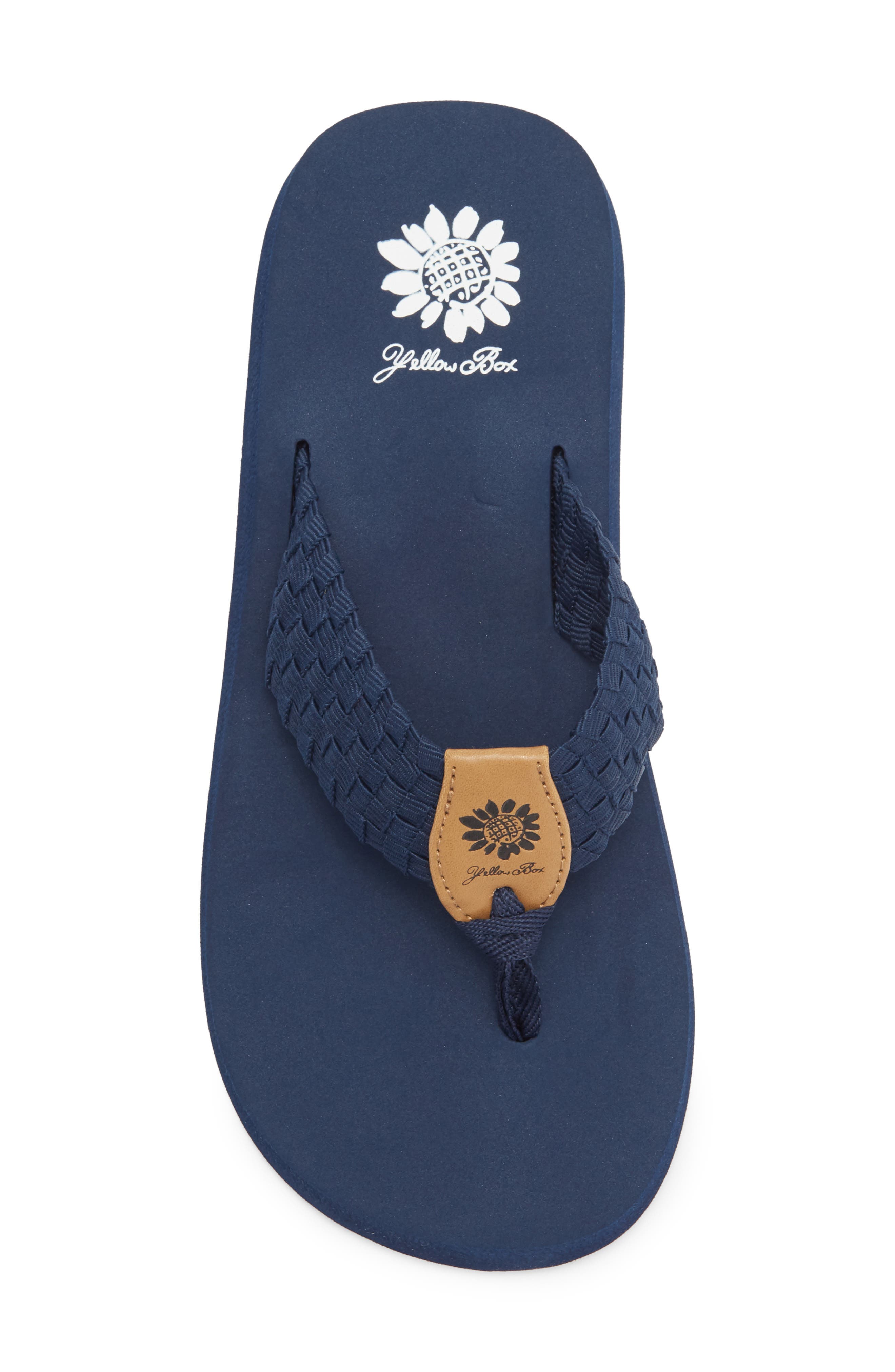 Soleil Flip Flop Sandal, Alternate, color, SOLID NAVY