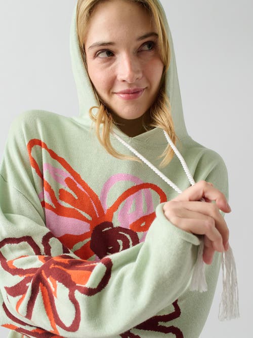 Lingua Franca Reina Hoodie In Light Teal