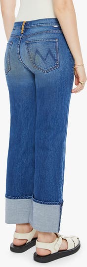 The Checkerboard Duster Flood Cuff Jeans