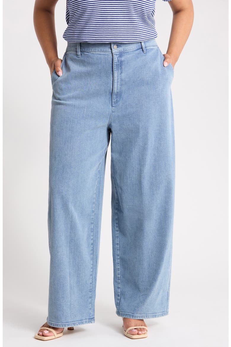 High Waist Roomy Wide Leg Jeans, Main, color, CLOUD INDIGO