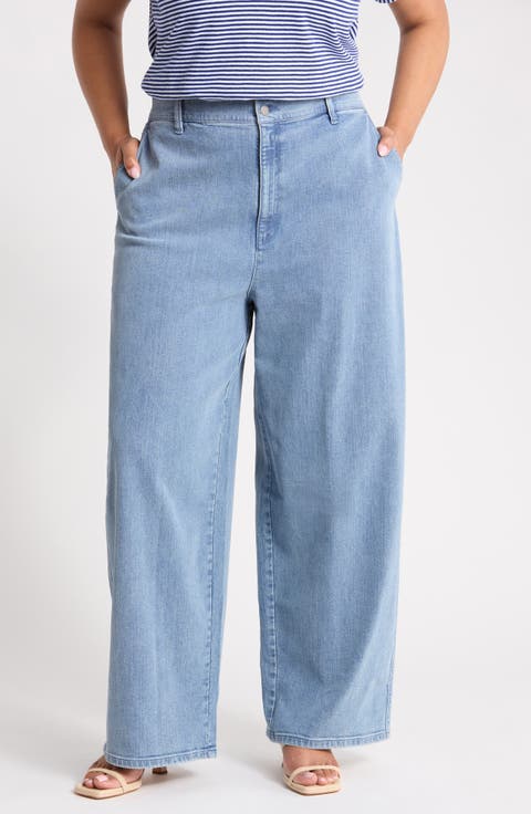 High Waist Roomy Wide Leg Jeans