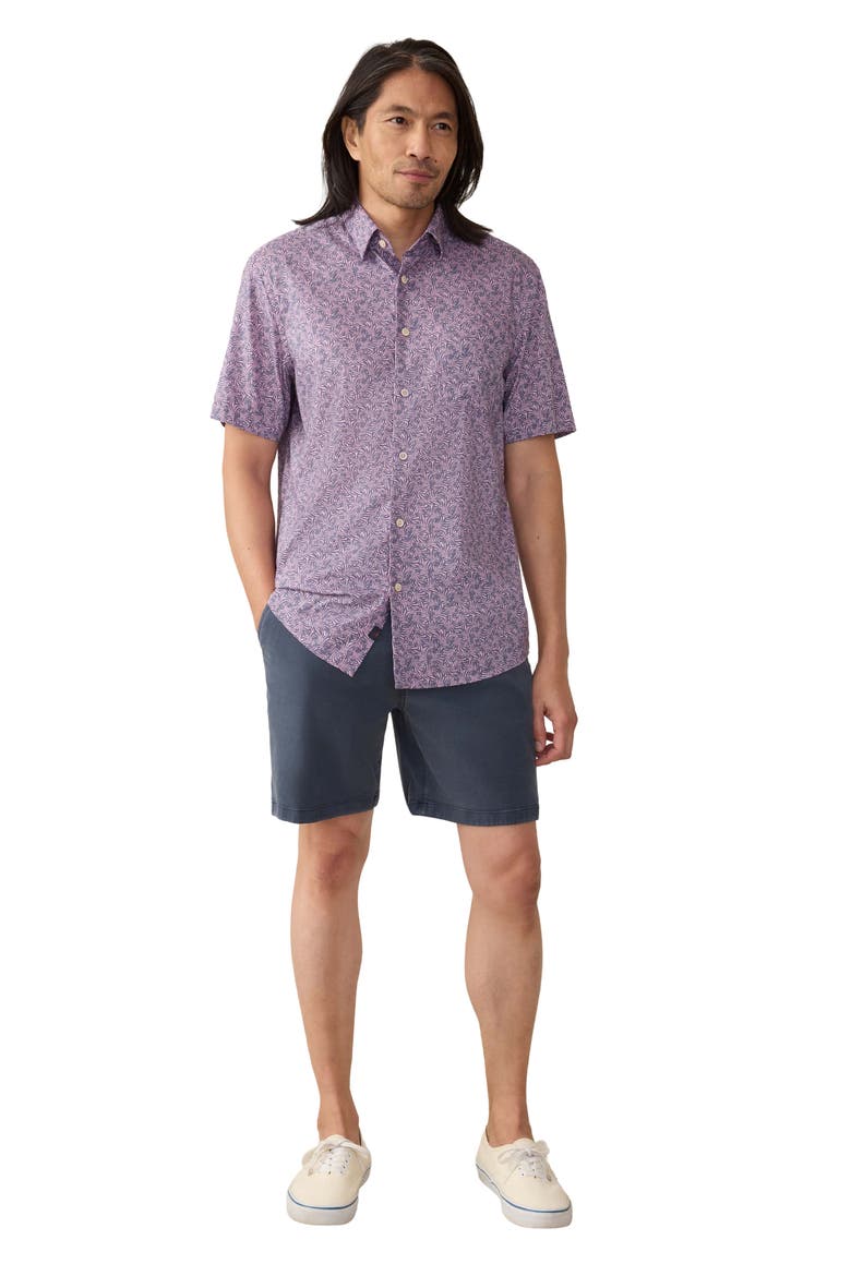 Movement Monterrey Short Sleeve Button-Up Shirt, Alternate, color, LAVENDER SKY CANOPY