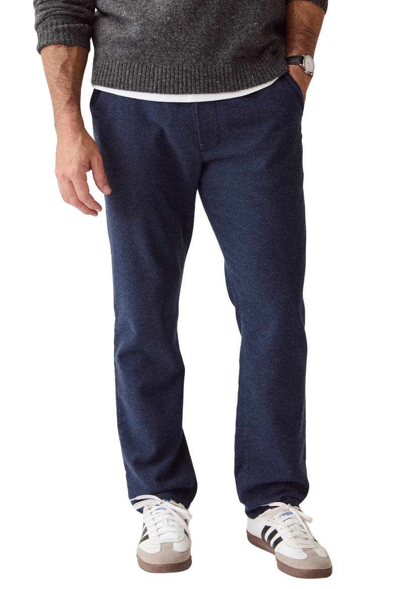 Saturday Houndstooth Chino Pants, Main, color, NAVY