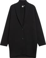 TOTEME Belted Shawl Collar Wool Cardigan