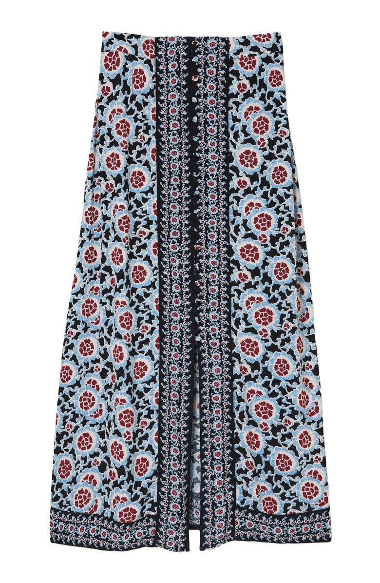 FatFace Women's Plus Size Arabella Wild Floral Midi Skirt, Alternate, color, 