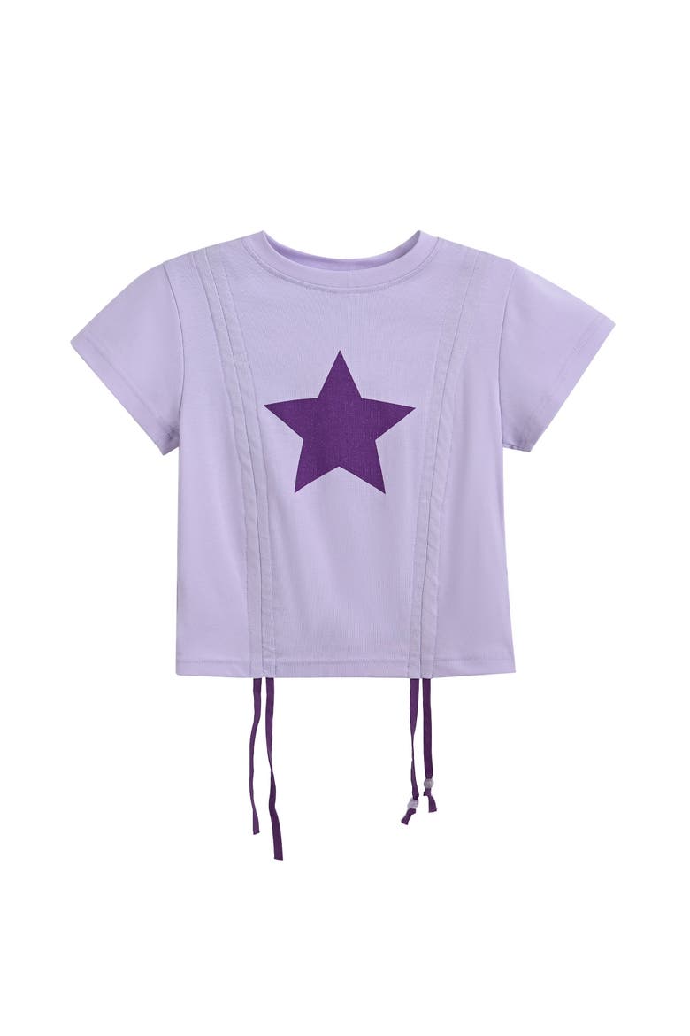 Keylo Tee with Star Accent, Main, color, Purple
