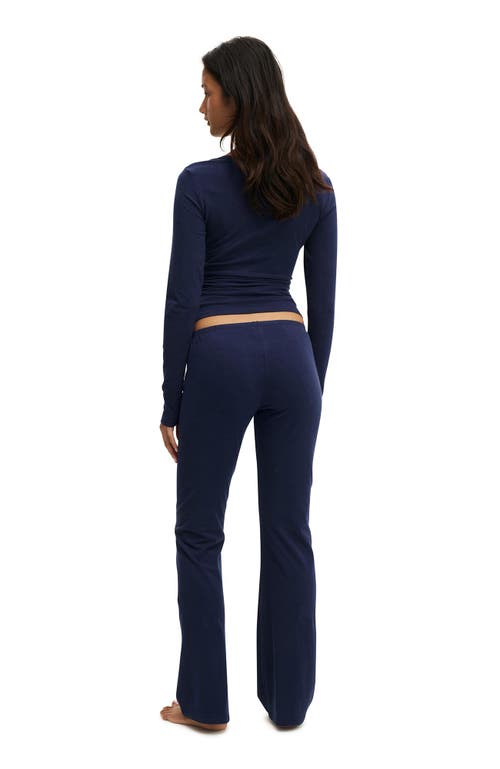 Cotton On Body Dreamy Soft Flare Pant In Blue