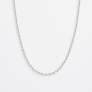 7879 Wide Diamond Cut Cable Chain Necklace