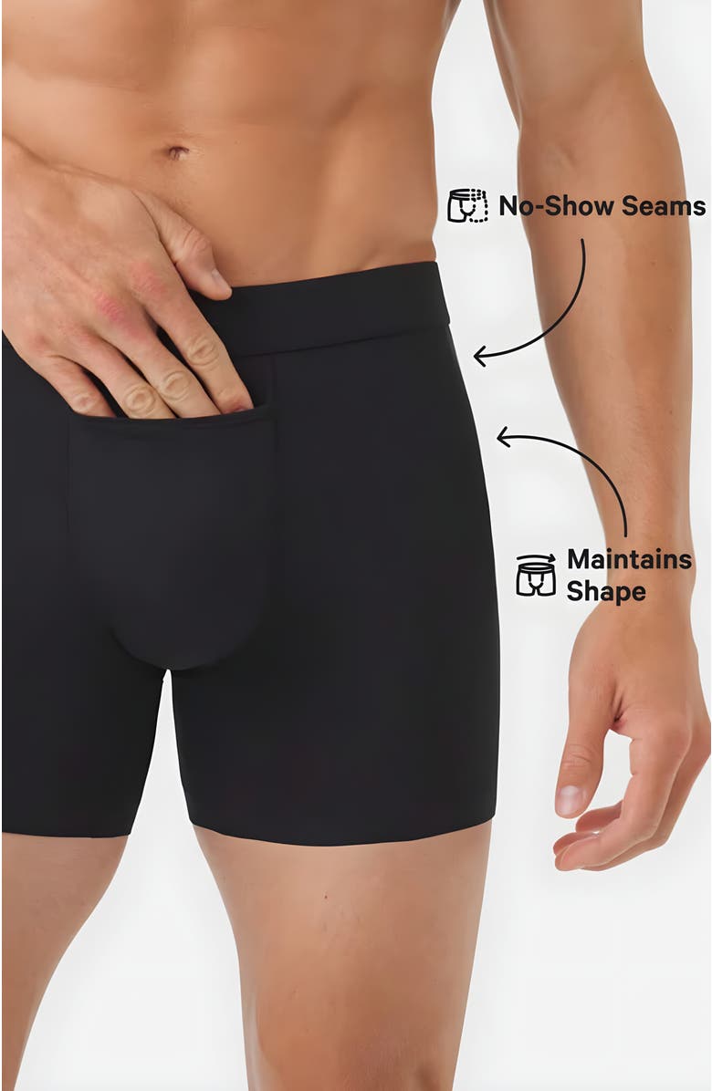 Jack Archer Jetsetter Boxer Brief, Alternate, color, Space Black