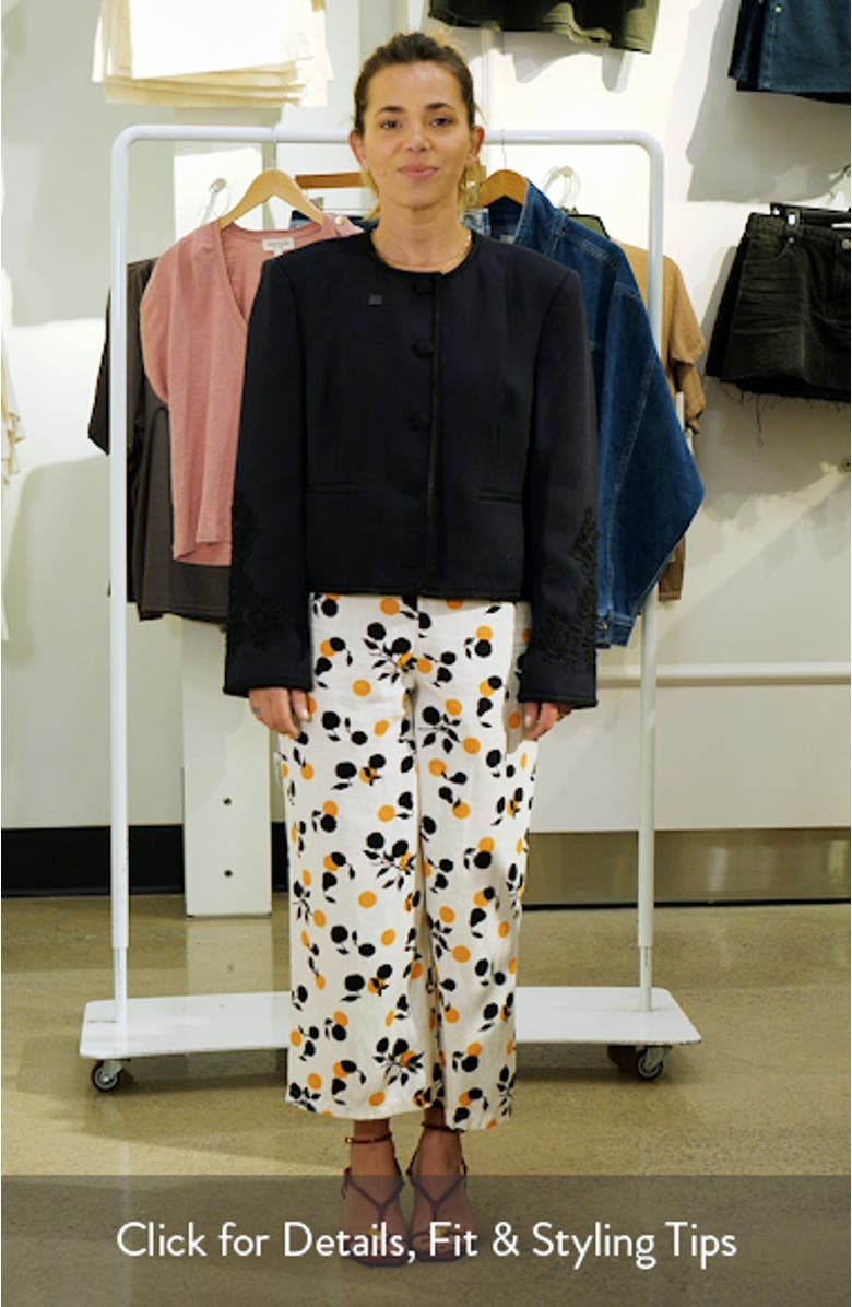 Latrell Soutache Embroidered Jacket, sales video thumbnail