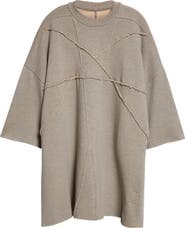 Rick Owens DRKSHDW Tommy Oversized Seam Detail T-Shirt
