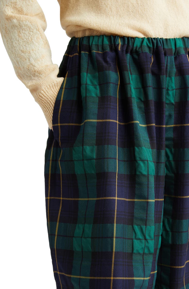 Tao Comme des Garçons Check Yarn Dyed Crop Pants, Alternate, color, 