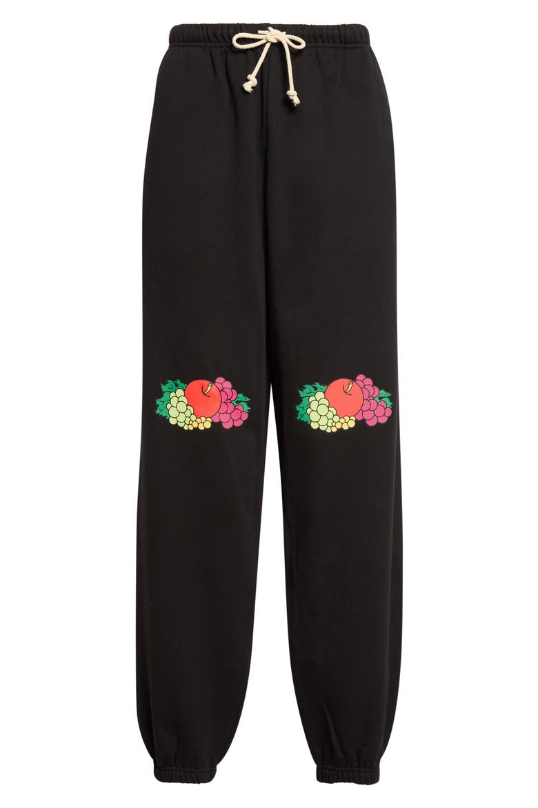 x Fruit of the Loom Double Logo Joggers, Main, color, BLACK