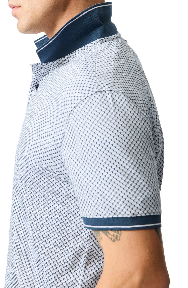 Rodd & Gunn Lynden Sports Fit Geo Jacquard Cotton Polo, Alternate, color, 