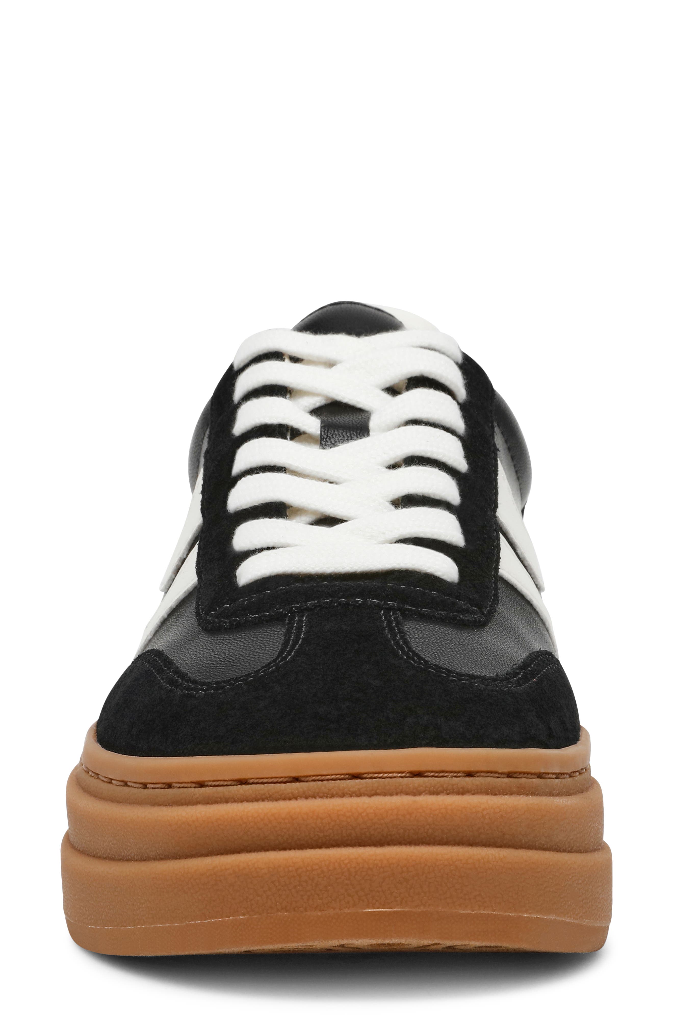 Steve Madden Dodge Platform Sneaker, Alternate, color, Black White
