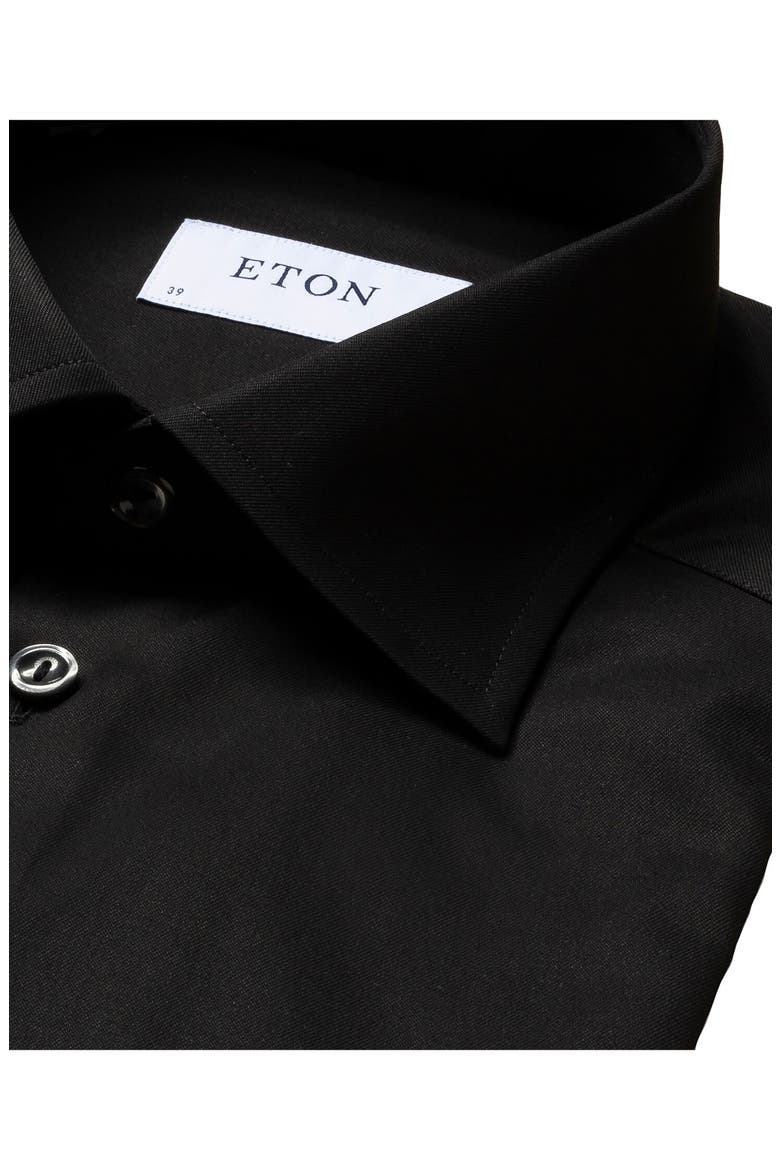 Classic Fit Solid Dress Shirt, Alternate, color, BLACK