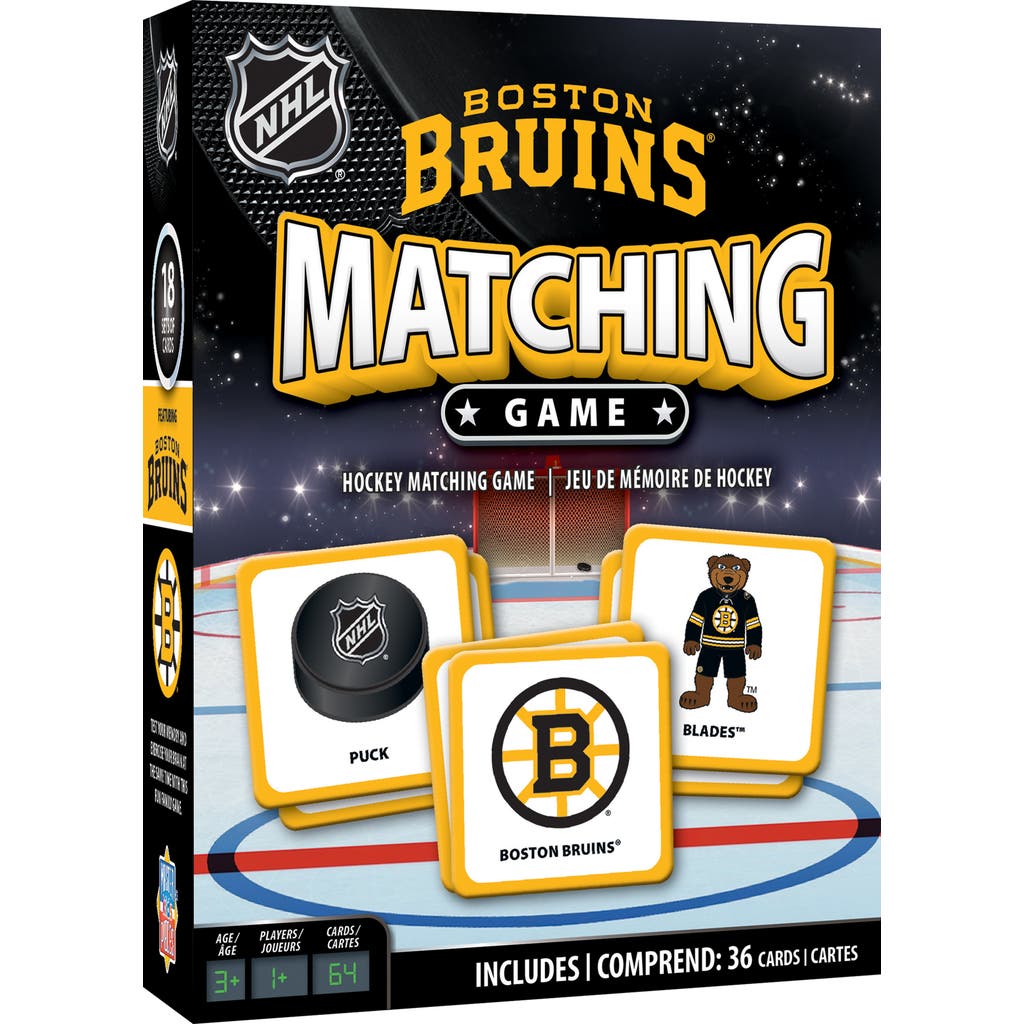 MASTERPIECES Boston Bruins Matching Game in Multicolor at Nordstrom