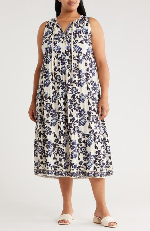 Sleeveless Maxi Dress (Plus)