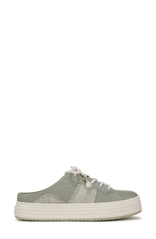 Shop Blowfish Malibu Super Slide Platform Sneaker In Pistachio Green Twill Fabric