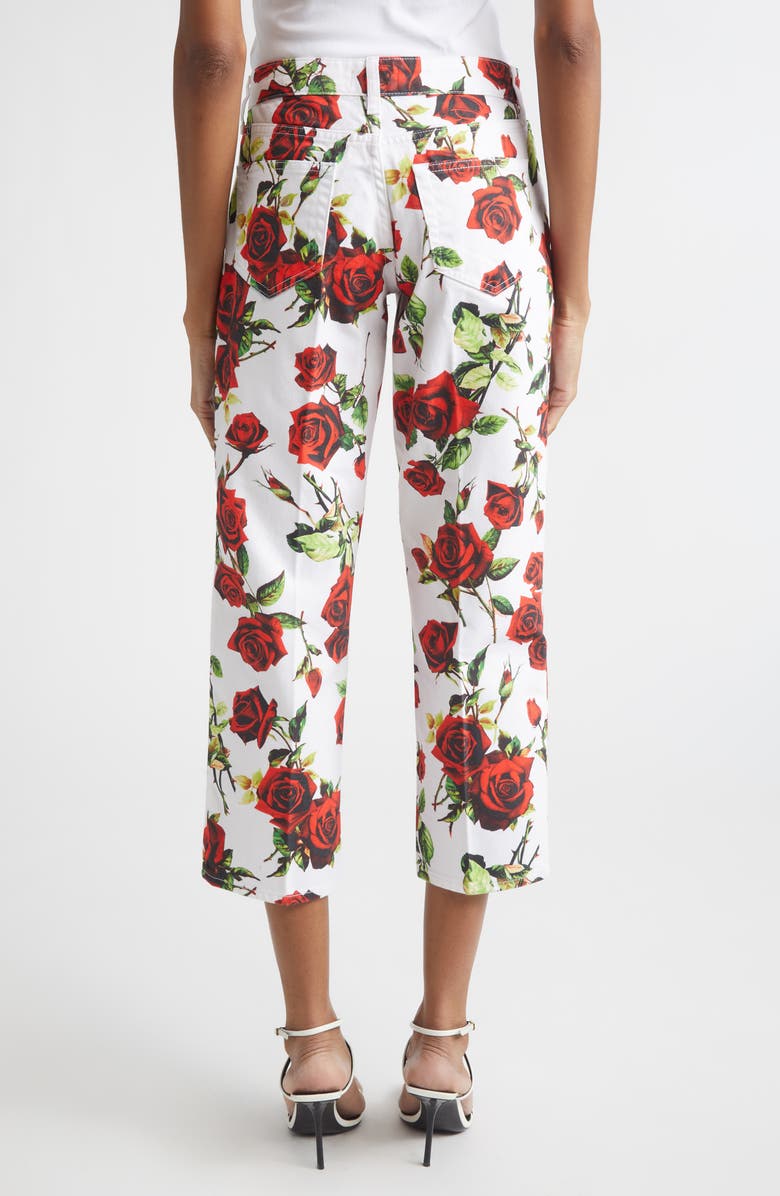 L'AGENCE Blaine Crop Stovepipe Jeans, Alternate, color, Butterfly Jungle