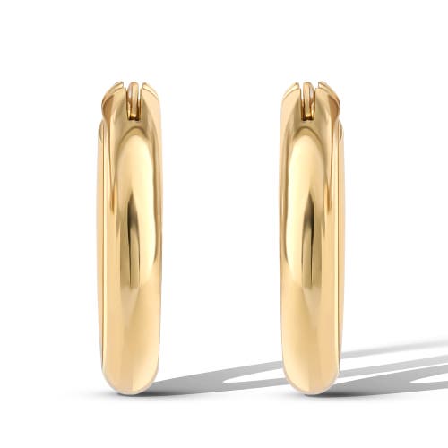 Jessica Simpson Polished Gold-tone Hoop Earrings In Gold