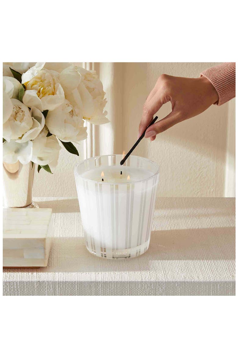 Lemongrass & Ginger Three-Wick Candle, Alternate, color, NO COLOR