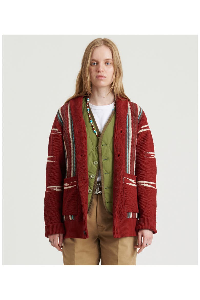 Henryc Navajo Cotton Cardigan, Alternate, color, M2X