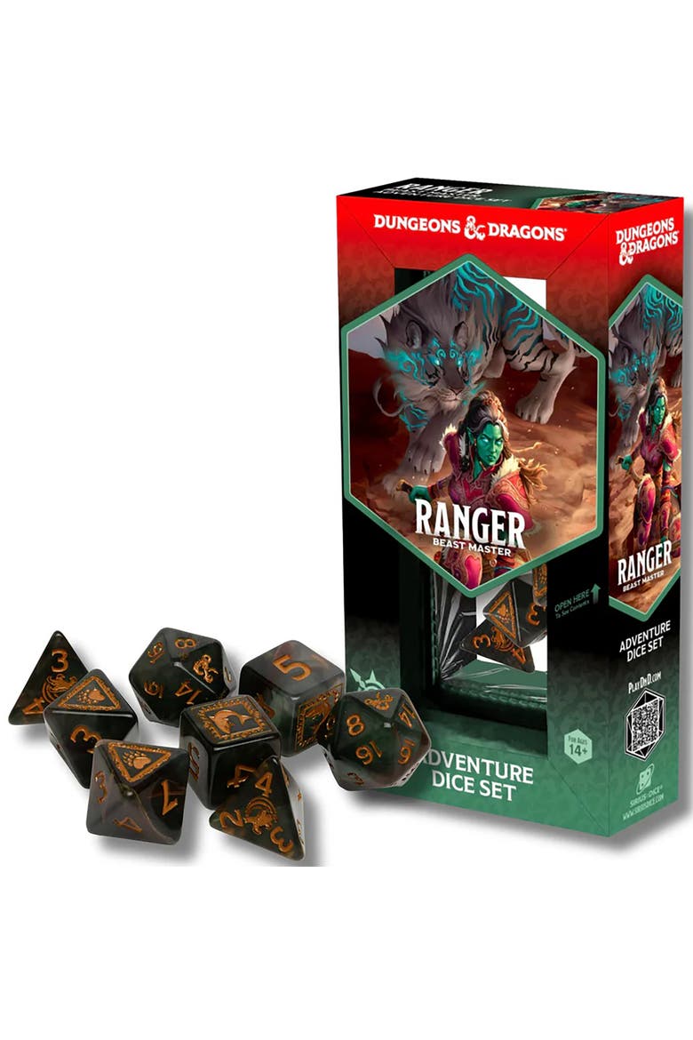 Beast Master 8pc RPG Die, Main, color, Multicolored