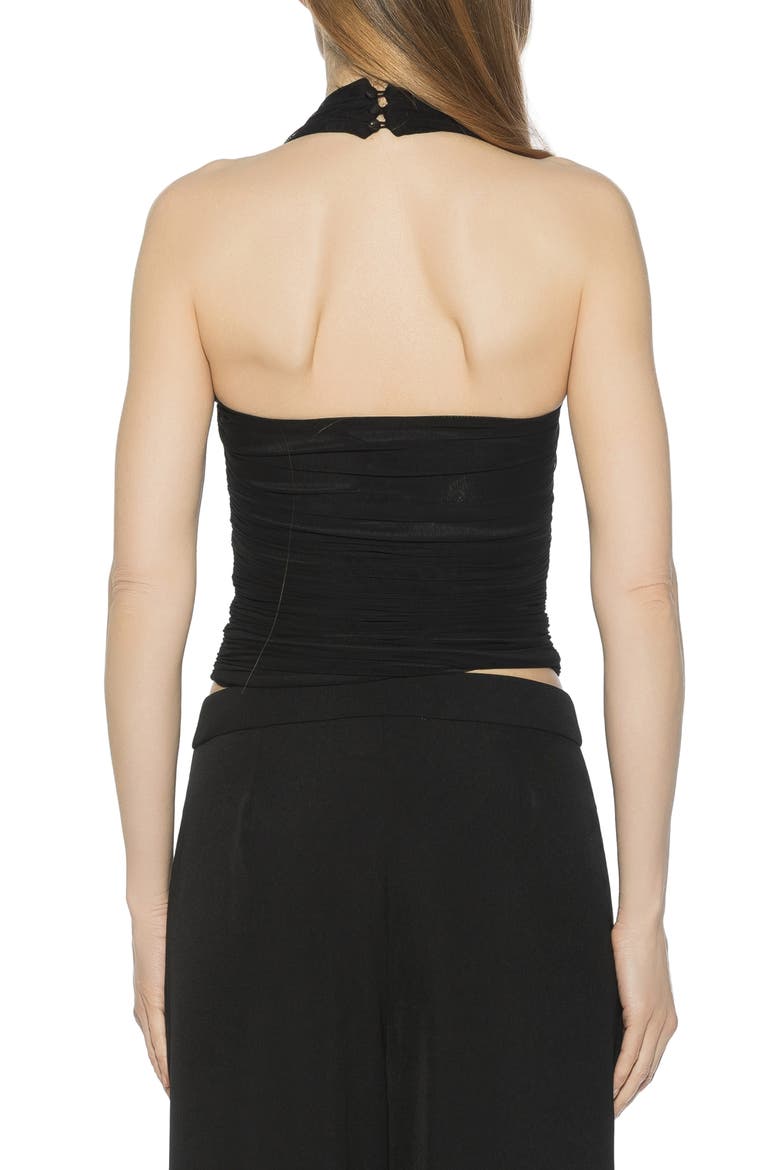 Luca Halter Square Neck Top, Alternate, color, BLACK