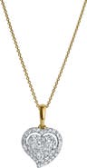 LuvMyJewelry Maeve Diamond Pave Heart Pendant in 14K Gold