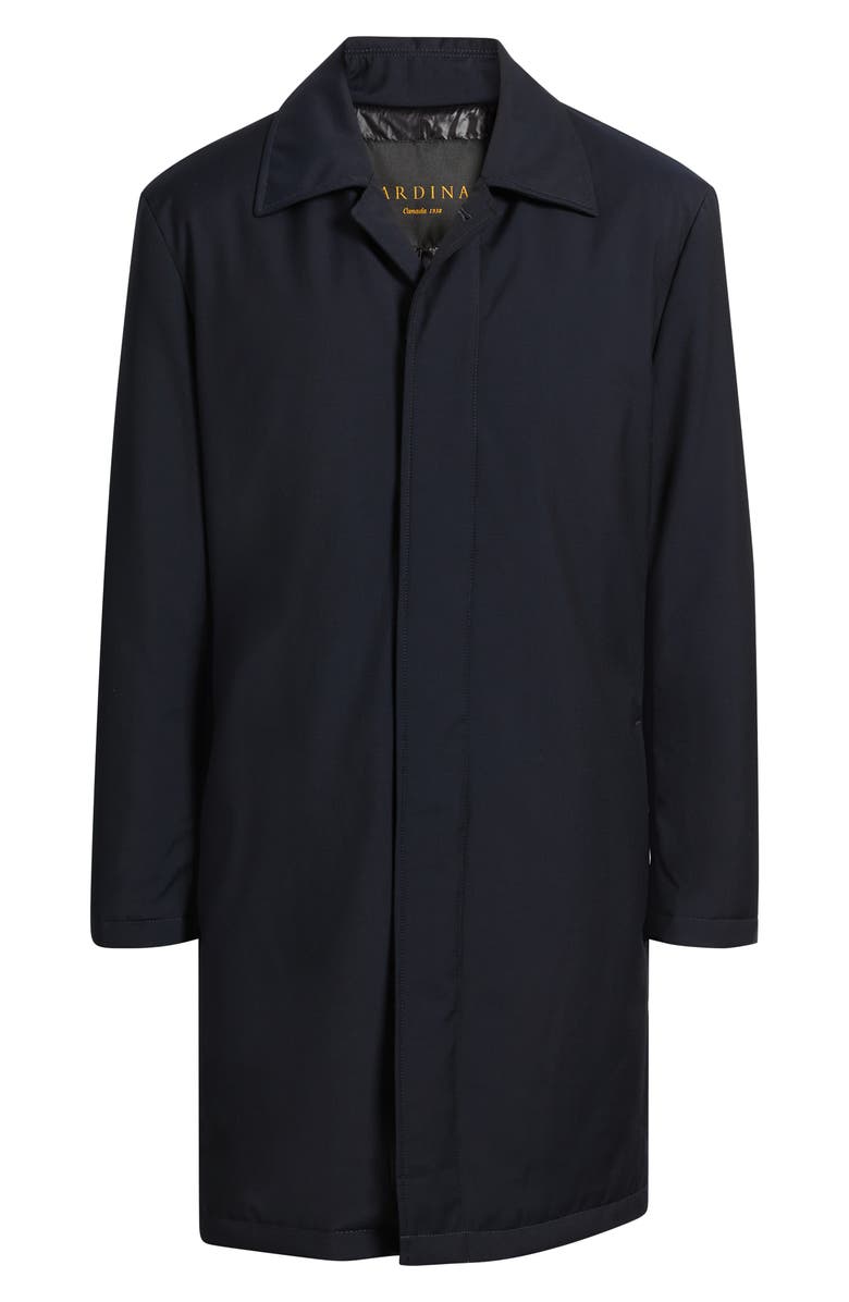 Cardinal of Canada Jax Water Repellent Wool Overcoat, Alternate, color, Navy