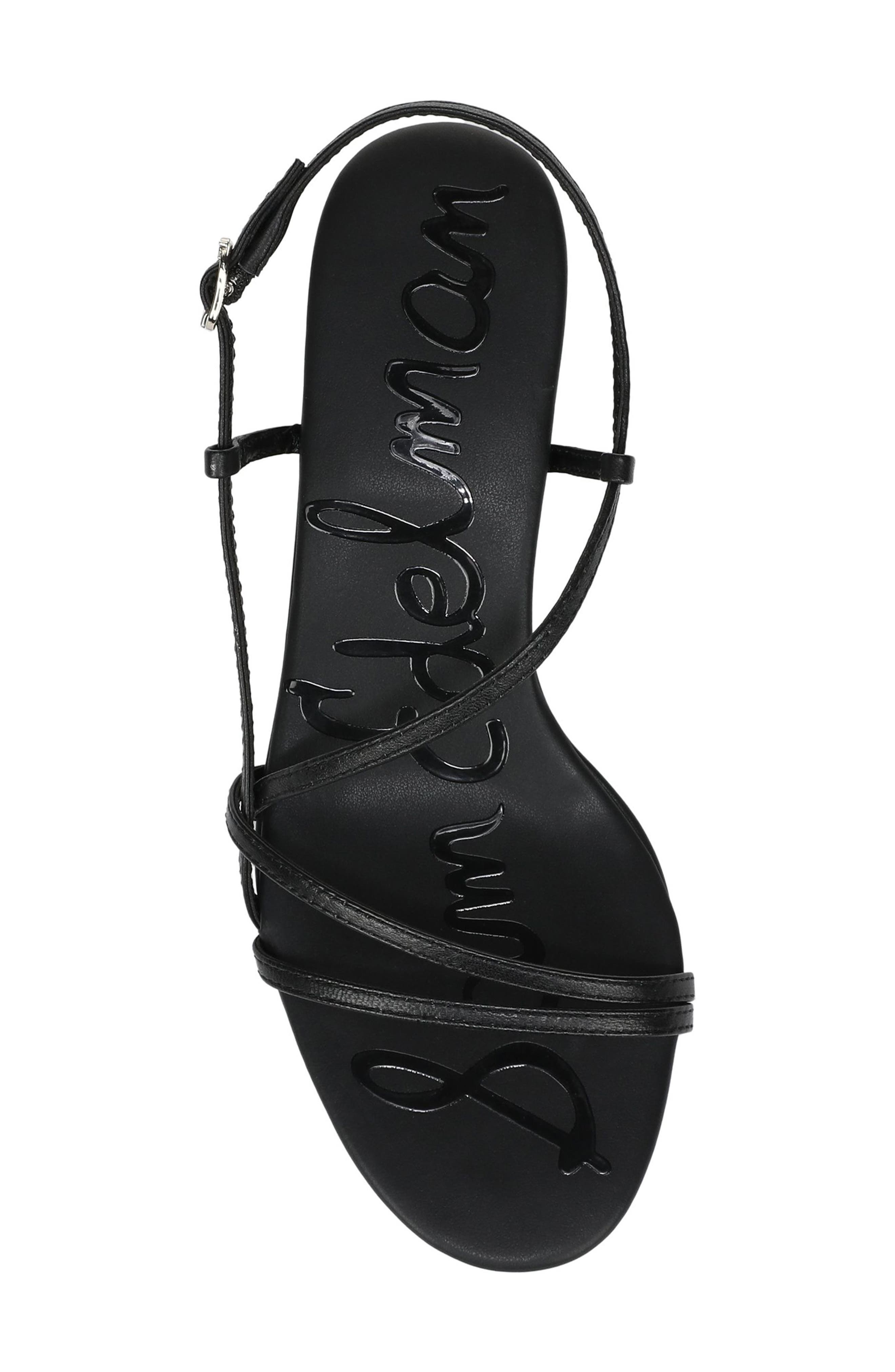 Sam Edelman Cora Slingback Kitten Heel Sandal, Alternate, color, Black