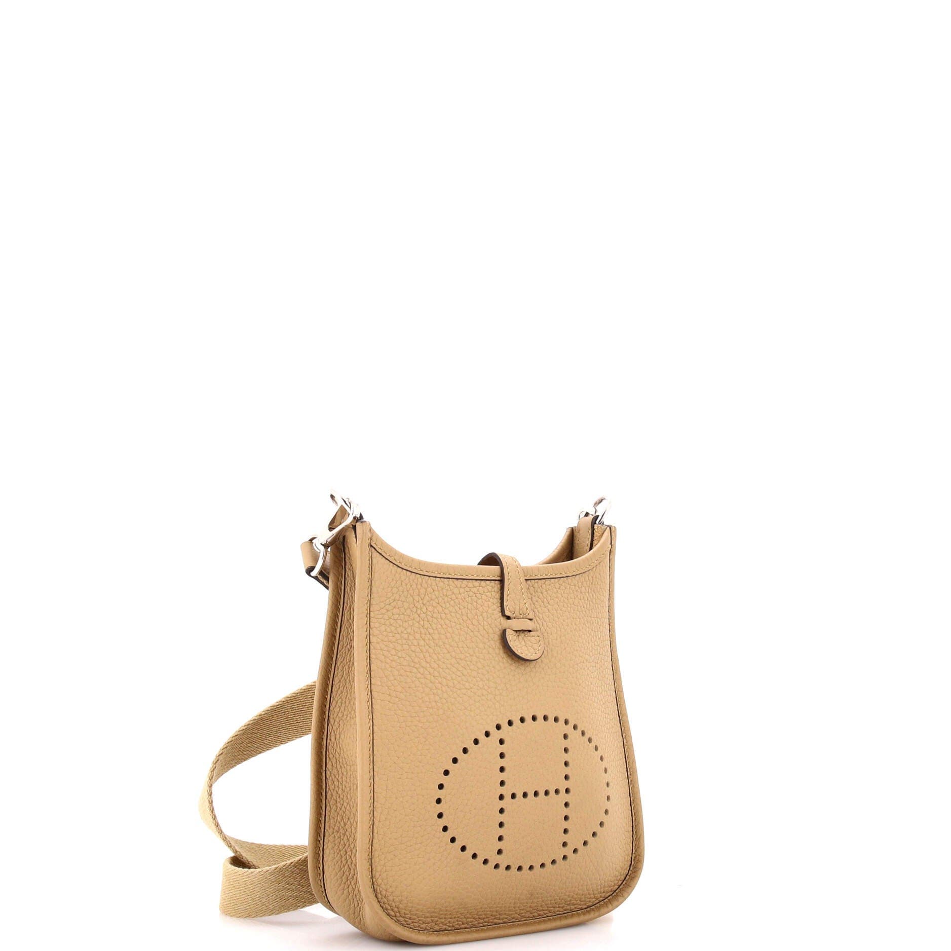 Pre-Owned Hermes Evelyne Bag Gen III Clemence TPM, Alternate, color, Poussiere