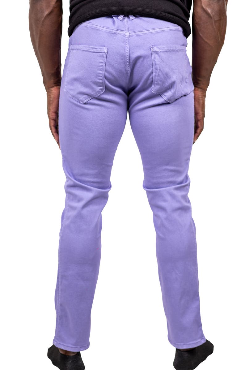 Maceoo Marthyr Stretch Skinny Jeans, Alternate, color, Purple