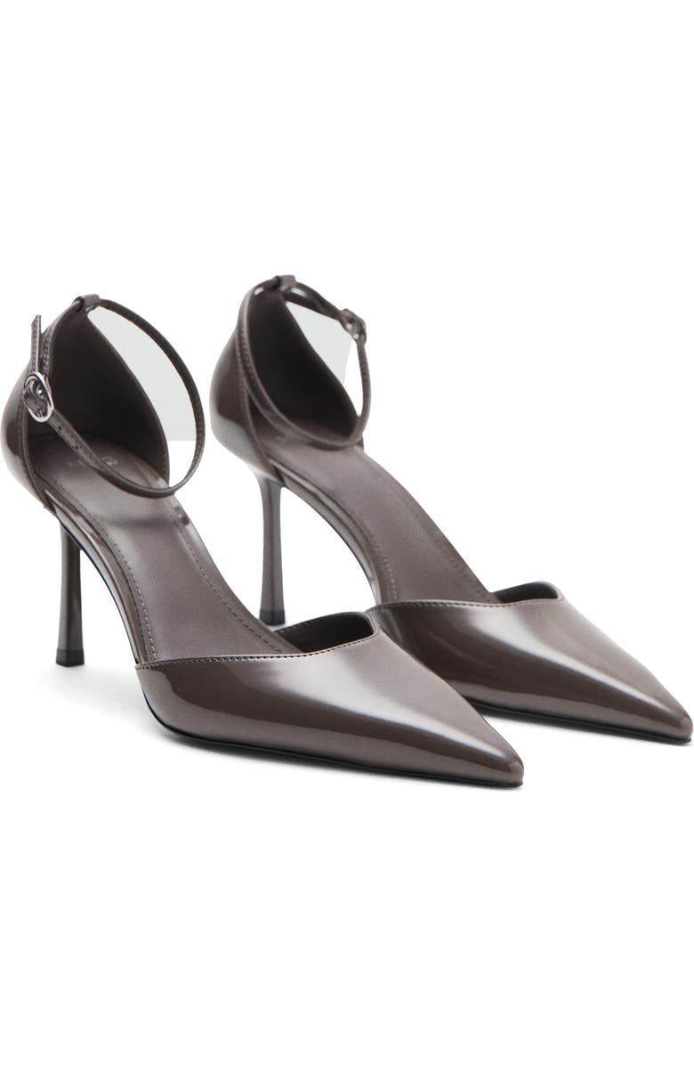 MANGO Pointed Toe Ankle Strap Pump, Main, color,
