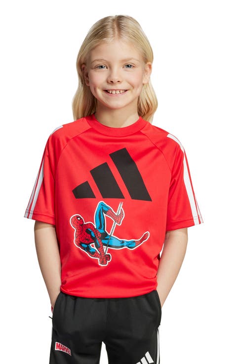 Kids' x Marvel Spider-Man Recycled Polyester T-Shirt (Little Kid & Big Kid)