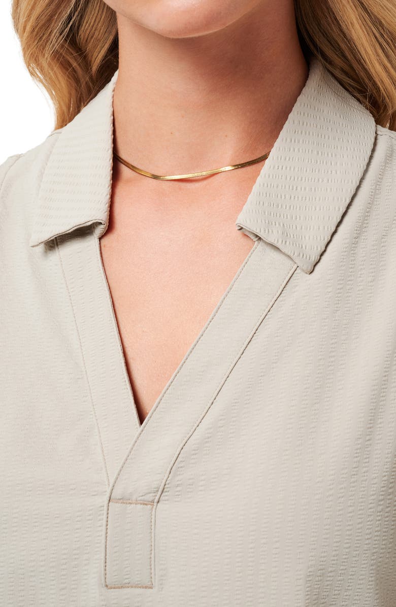 TravisMathew Timeless Breezeblend Sleeveless Polo, Alternate, color, Island Fossil