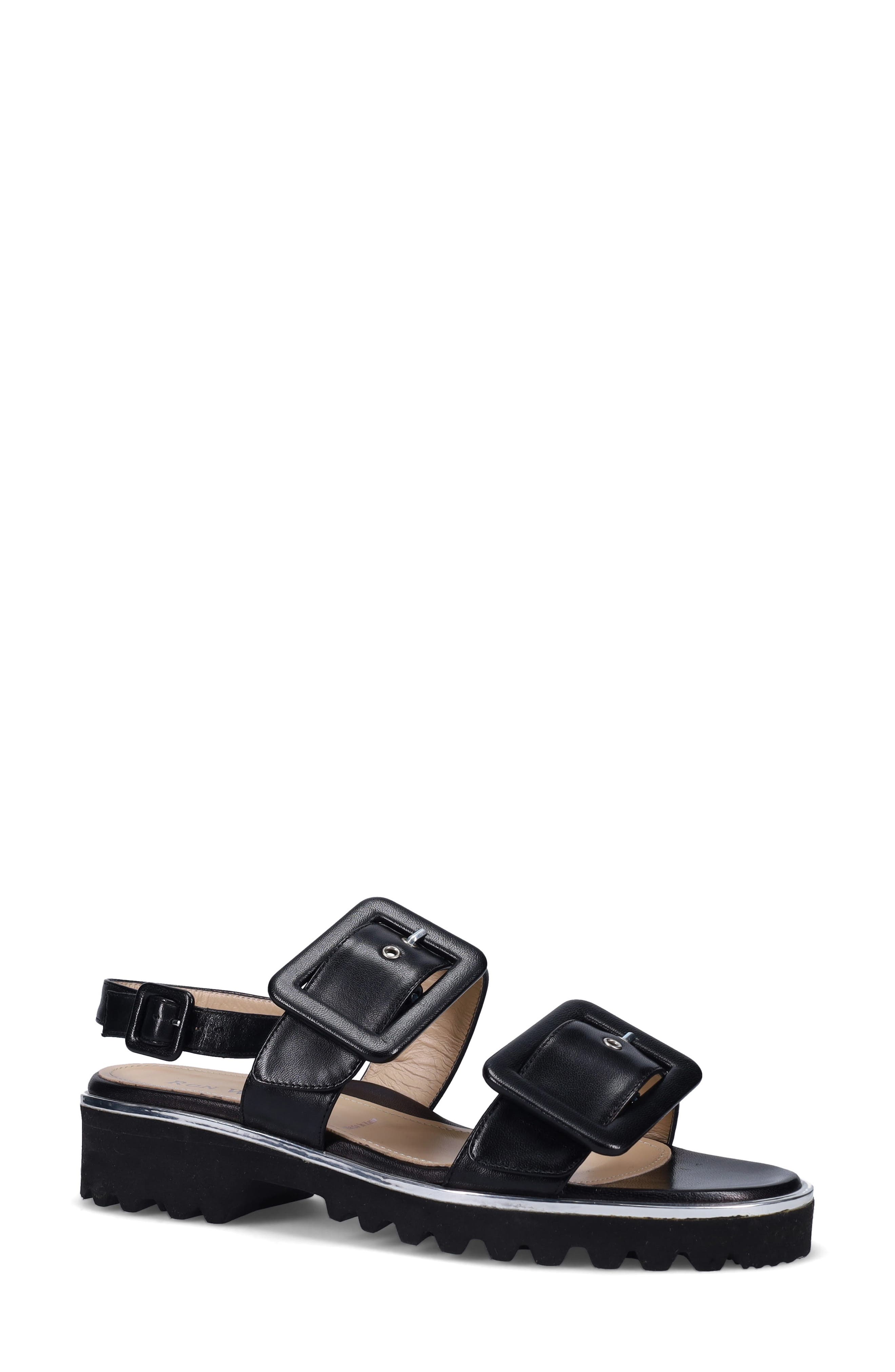 Ron White Callie Slingback Sandal, Main, color, Onyx