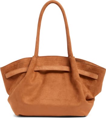 Medium Hana Faux Suede Tote