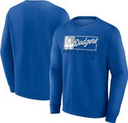 FANATICS Men's Fanatics Royal Los Angeles Dodgers Focus Fleece Pullover Sweatshirt