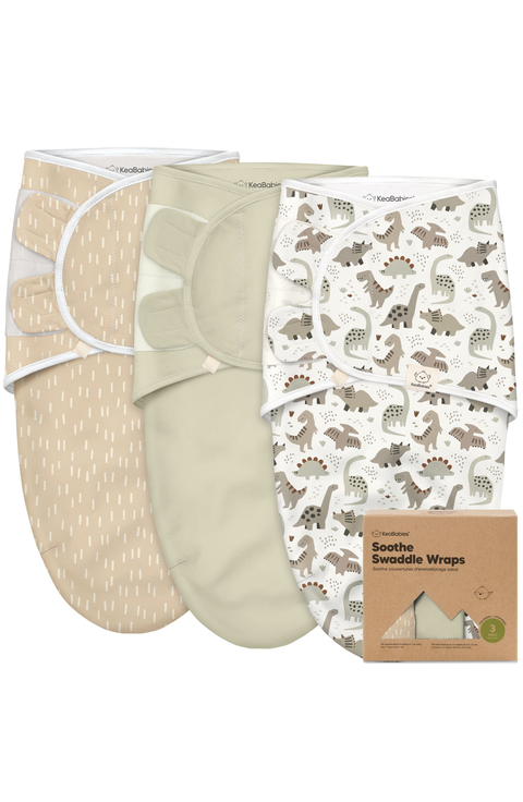 3-Pack Soothe Swaddle Wraps