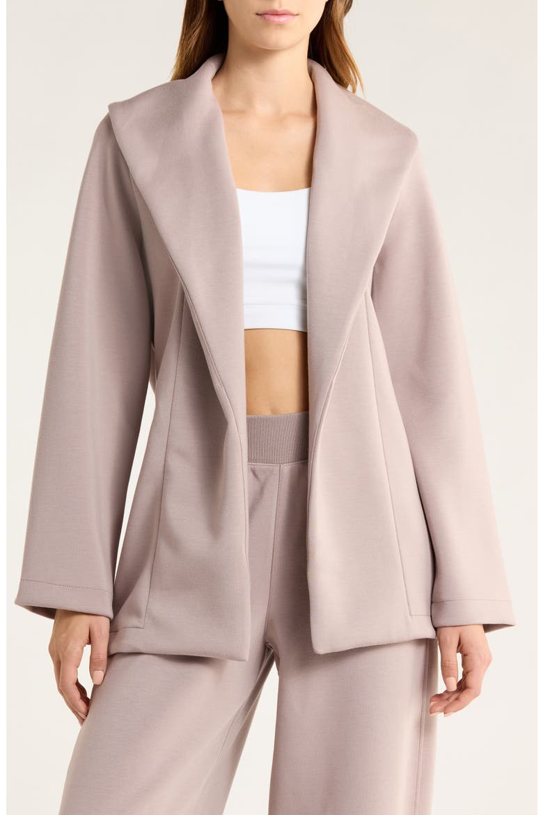 AirEssentials® Luxe Wrap Cardigan, Alternate, color, COASTAL FOG