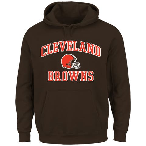 Men's Fanatics  Brown Cleveland Browns Big & Tall Heart & Soul Hoodie