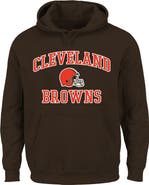 FANATICS Men's Fanatics  Brown Cleveland Browns Big & Tall Heart & Soul Hoodie
