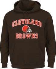 FANATICS Men's Fanatics  Brown Cleveland Browns Big & Tall Heart & Soul Hoodie