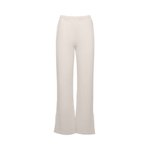 Ocio Organic Cotton Teddy Flare Pant In Neutral