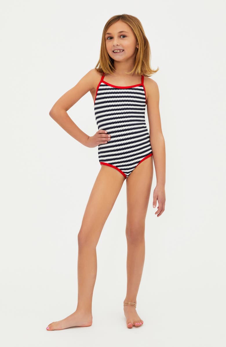 Beach Riot Kids' Little Julia Stripe One-Piece Swimsuit, Alternate, color, 